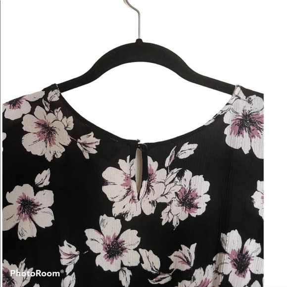 Hem & Thread Floral Cap Sleeve Dress | S - Picture 10 of 11